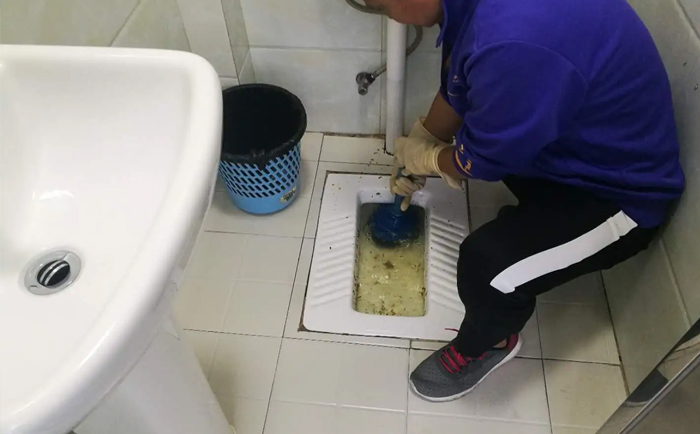 黄潭镇疏通蹲坑